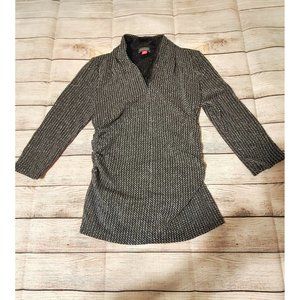 Vince Camuto Shimmer Longsleeve Shirt Grey